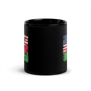 Burkina Faso USA Flag Mug