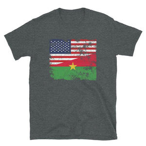 Burkina Faso USA Flag T-Shirt