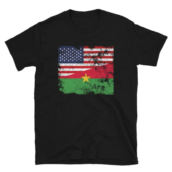 Burkina Faso USA Flag T-Shirt