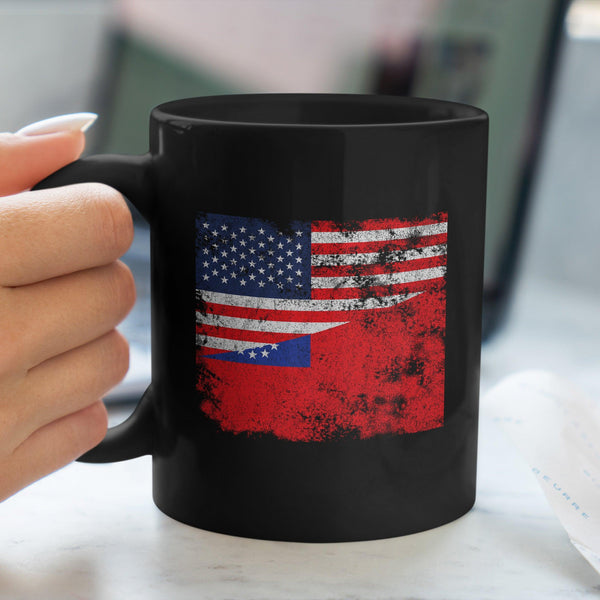 Burma USA Flag Mug