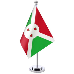 Burundi Desk Flag - Small Office Table Flag