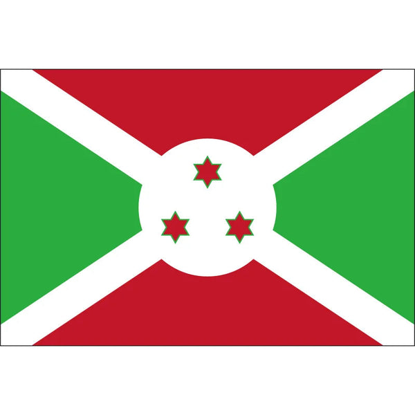 Burundi Flag - 90x150cm(3x5ft) - 60x90cm(2x3ft)
