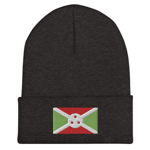 Burundi Flag Beanie - Embroidered Winter Hat