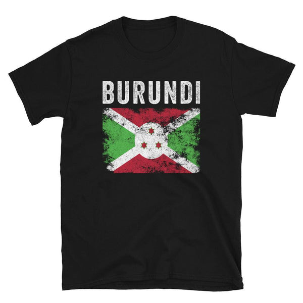 Burundi Flag Distressed - Burundian Flag T-Shirt