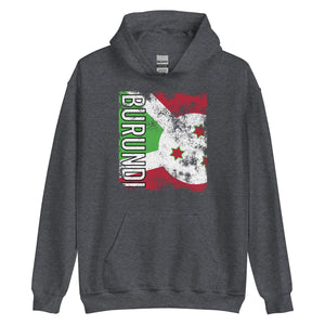 Burundi Flag - Distressed Flag Hoodie