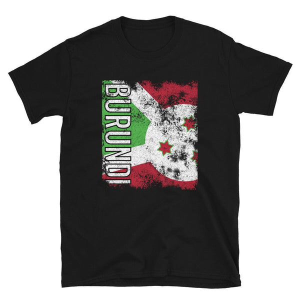 Burundi Flag Distressed T-Shirt
