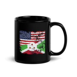 Burundi USA Flag Mug