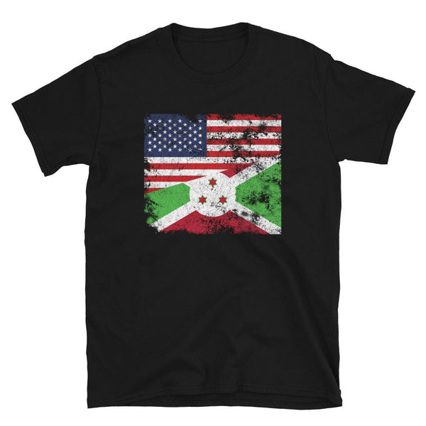 Burundi USA Flag T-Shirt