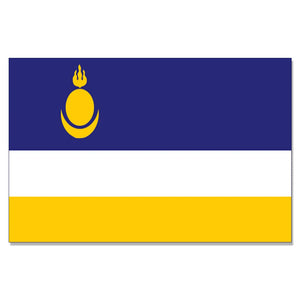 Buryatia Flag - 90x150cm(3x5ft)