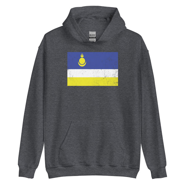 Buryatia Flag Hoodie