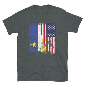 Buryatia USA Flag - Half American T-Shirt