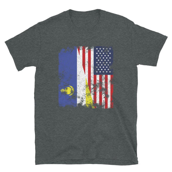 Buryatia USA Flag - Half American T-Shirt