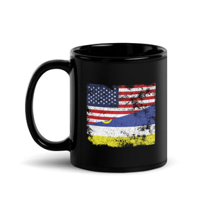 Buryatia USA Flag Mug