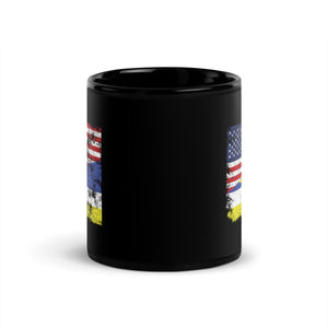 Buryatia USA Flag Mug