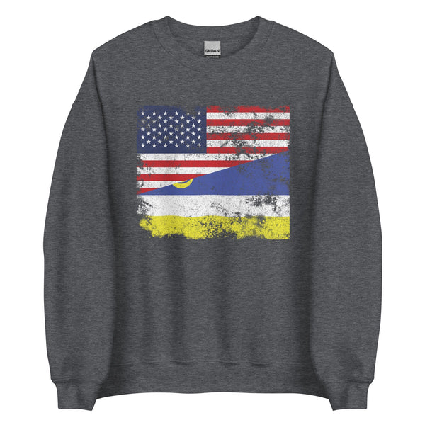 Buryatia USA Flag Sweatshirt