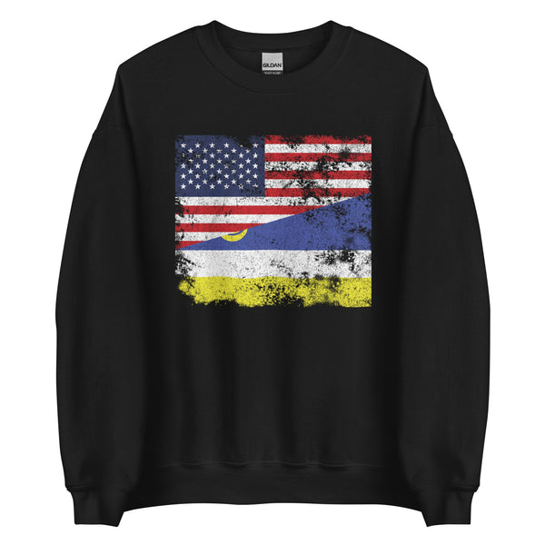 Buryatia USA Flag Sweatshirt