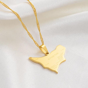 Butaritari Map Necklace