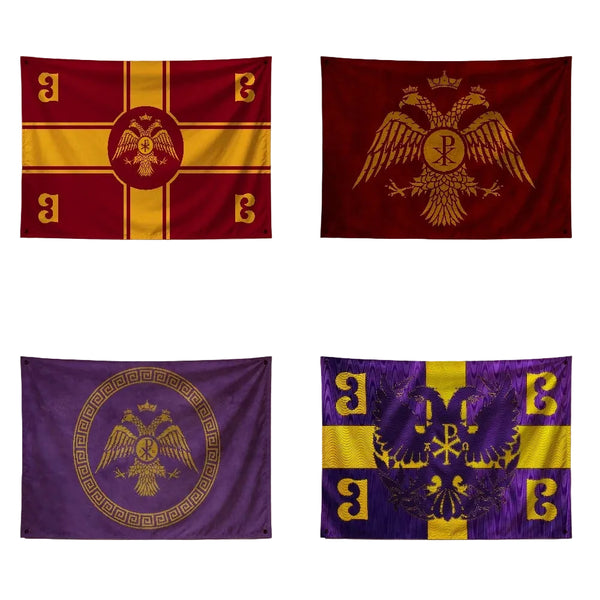Byzantine Empire Flags - 90x150cm(3x5ft) - 60x90cm(2x3ft)