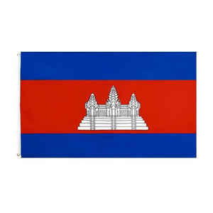 Cambodia Flag - 90x150cm(3x5ft) - 60x90cm(2x3ft)