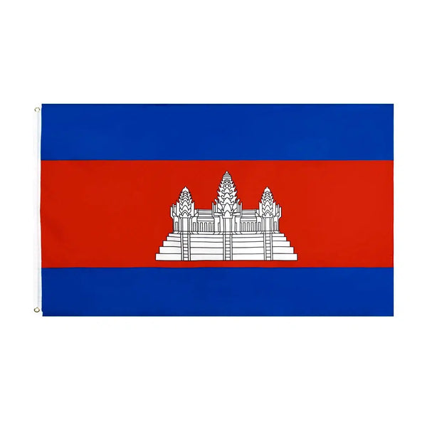 Cambodia Flag - 90x150cm(3x5ft) - 60x90cm(2x3ft)