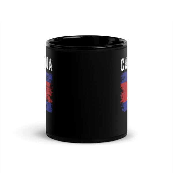 Cambodia Flag Distressed Cambodian Flag Mug