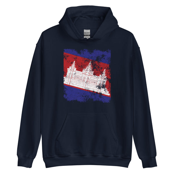Cambodia Flag Hoodie