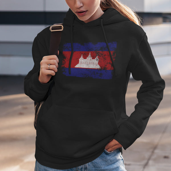 Cambodia Flag Hoodie