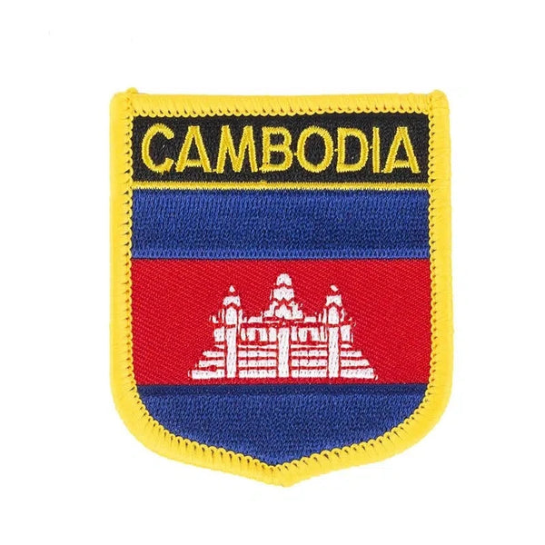 Cambodia Flag Patch - Sew On/Iron On Patch