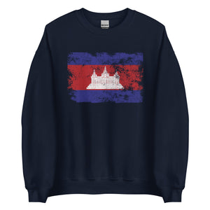 Cambodia Flag Sweatshirt