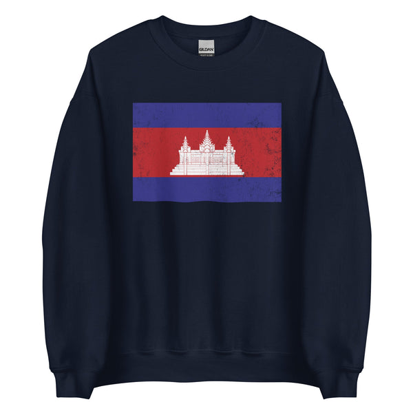 Cambodia Flag Sweatshirt