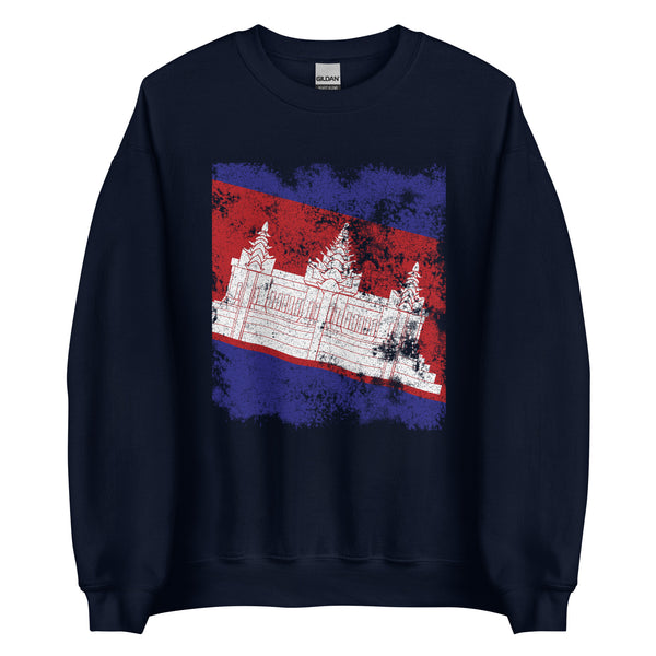 Cambodia Flag Sweatshirt
