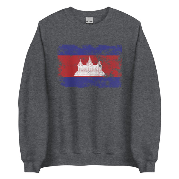 Cambodia Flag Sweatshirt