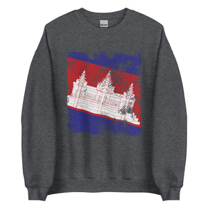 Cambodia Flag Sweatshirt