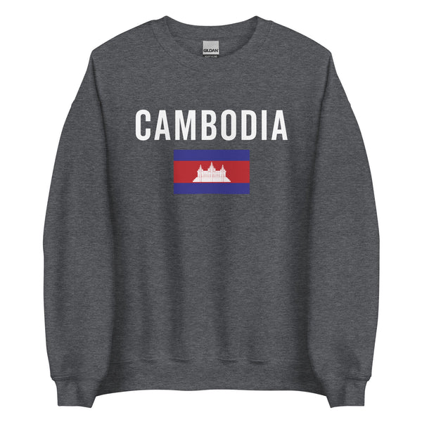 Cambodia Flag Sweatshirt