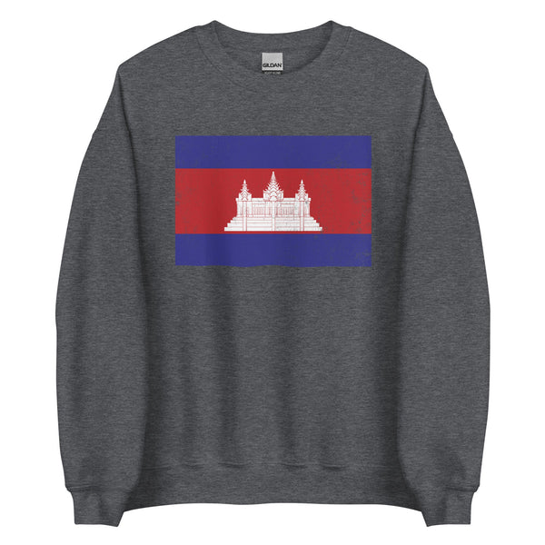 Cambodia Flag Sweatshirt