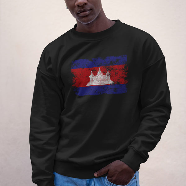 Cambodia Flag Sweatshirt