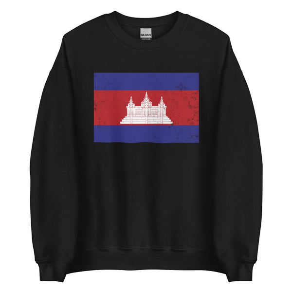 Cambodia Flag Sweatshirt