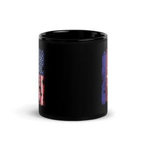 Cambodia USA Flag - Half American Mug