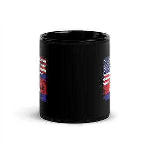 Cambodia USA Flag Mug