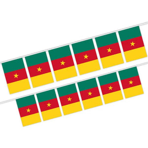 Cameroon Flag Bunting Banner - 20Pcs