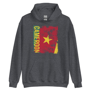 Cameroon Flag - Distressed Flag Hoodie