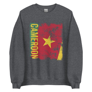 Cameroon Flag - Distressed Flag Sweatshirt