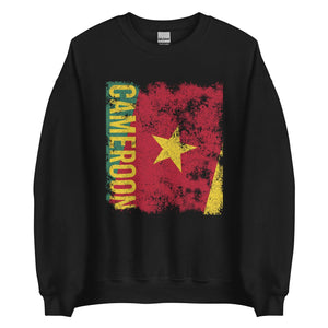 Cameroon Flag - Distressed Flag Sweatshirt