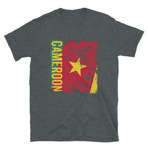 Cameroon Flag Distressed T-Shirt