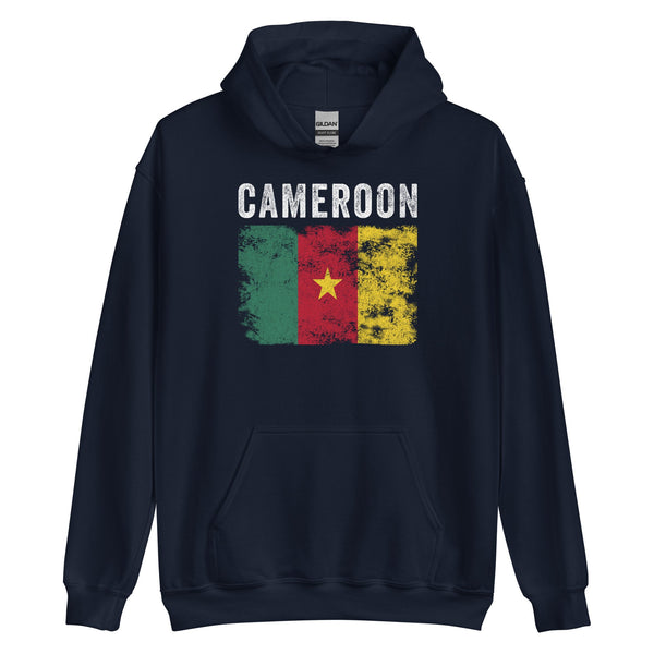 Cameroon Flag Vintage - Cameroonian Flag Hoodie