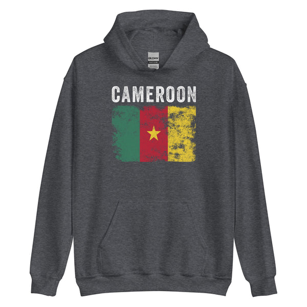 Cameroon Flag Vintage - Cameroonian Flag Hoodie