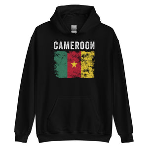 Cameroon Flag Vintage - Cameroonian Flag Hoodie