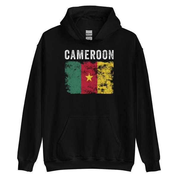 Cameroon Flag Vintage - Cameroonian Flag Hoodie