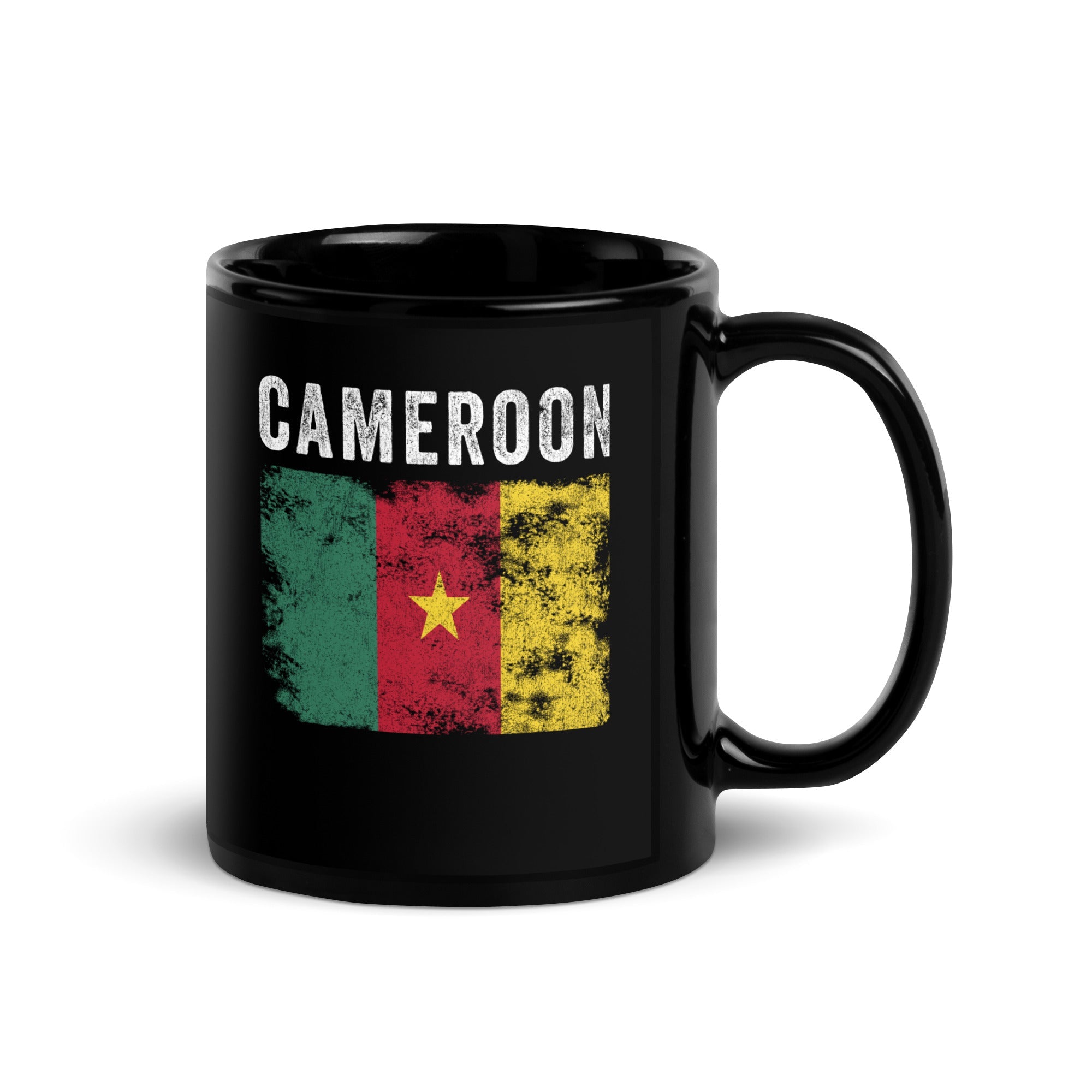 Cameroon Flag Vintage - Cameroonian Flag Mug