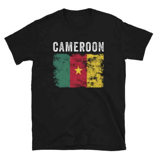 Cameroon Flag Vintage - Cameroonian Flag T-Shirt